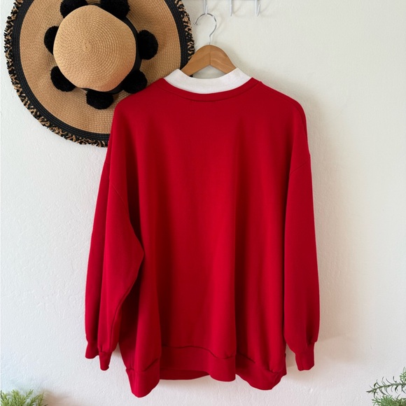 🎄 Nutcracker Vintage Oversized Red Holiday Sweater Ugly Christmas Sweater 2X 🎄 - Picture 2 of 10